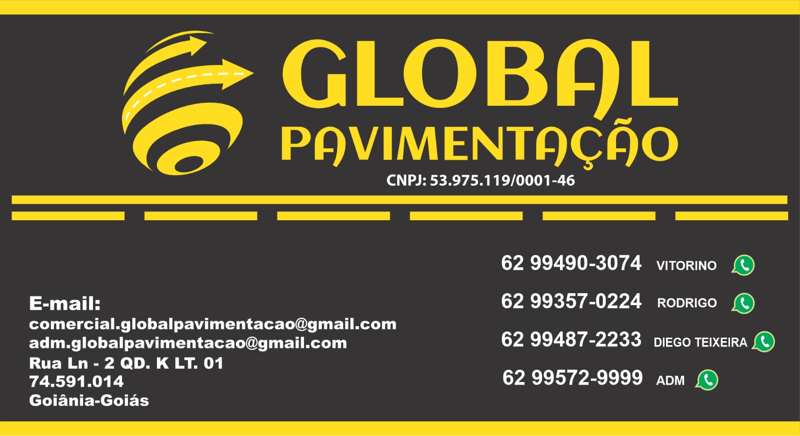 global pavimentação contato